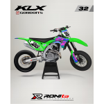 Decal 400 Micron Kawasaki KLX Gordon